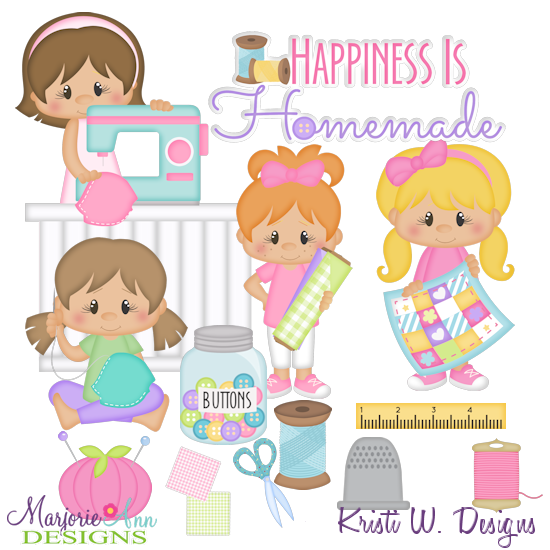 Happiness Is Handmade SVG Cutting Files Includes Clipart - Click Image to Close